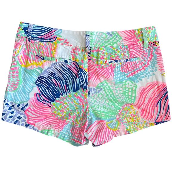 Lilly Pulitzer Roar of the Seas Callahan Multi Color Shorts Size 12 - Picture 4 of 10